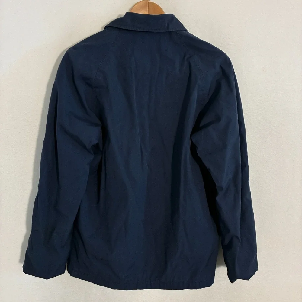Vtg 80s Navy Deck Utility Jacket Mens Size 38L Blue Poplin Fleece Lined USN USAF